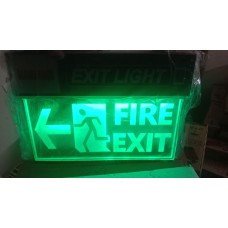 Exit Light with Left Arrow