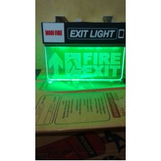 Exit Light with Upside Arrow